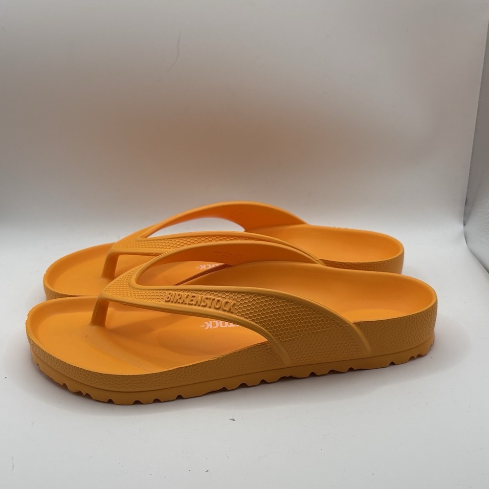 Birkenstock Honolulu EVA Sandals Womens EU 37 US 6 Orange Light Thong Flip Flops
